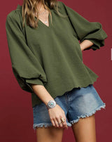 Dawson Textured V-Neck