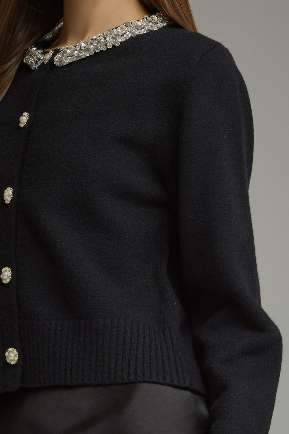Jane Rhinestone Sweater Cardigan