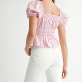 Mikkie Mauve Bow Blouse