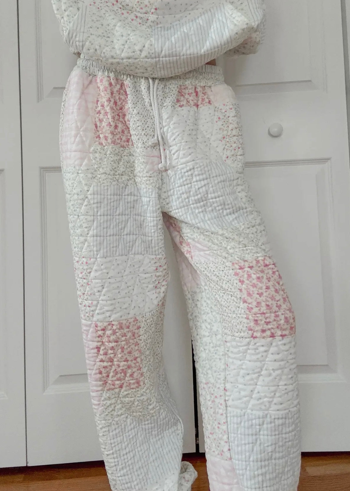 Holiday Quilted Joggers