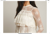 Giovanna Lace Tiered Top