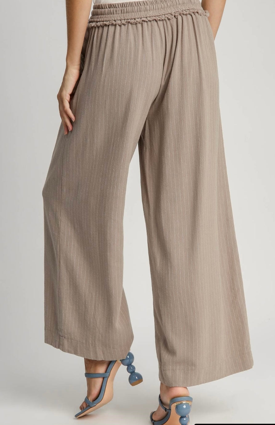 Ari Almond Striped Pants