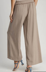 Ari Almond Striped Pants