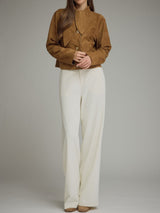 Ginger Brown Cropped Jacket