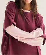 Dark Cherry Oversized T-Shirt