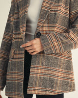 RayLee Brown Plaid Blazer