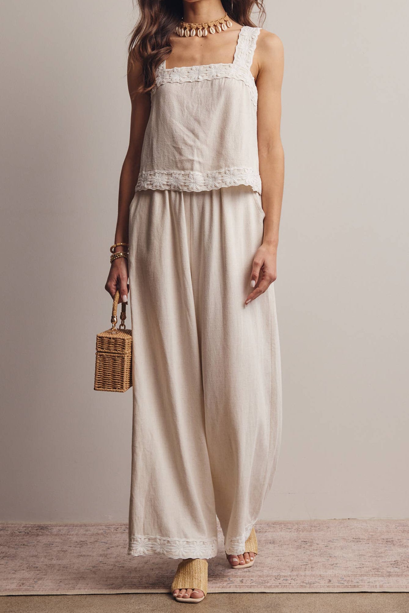 Ariel Square Neck Tank & Pants Set