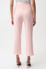 JR Silky Knit Crop Pull-On Pants With Gold Buttons