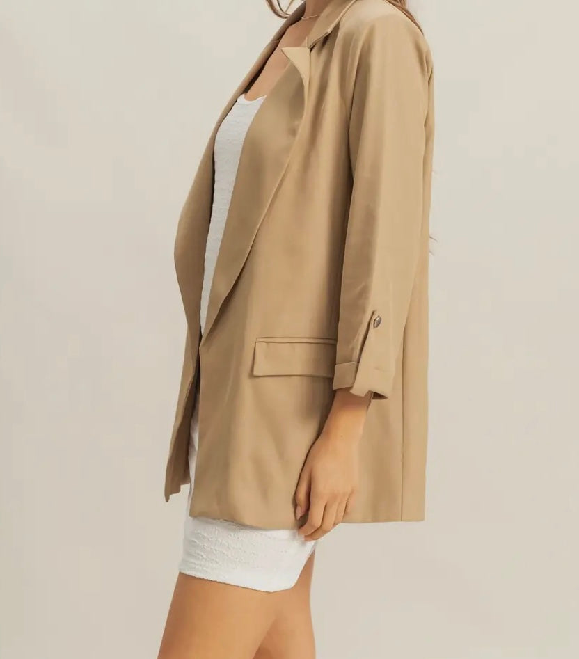 Andee Roll Up Sleeve Blazer