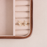 Gold Leaf Studs