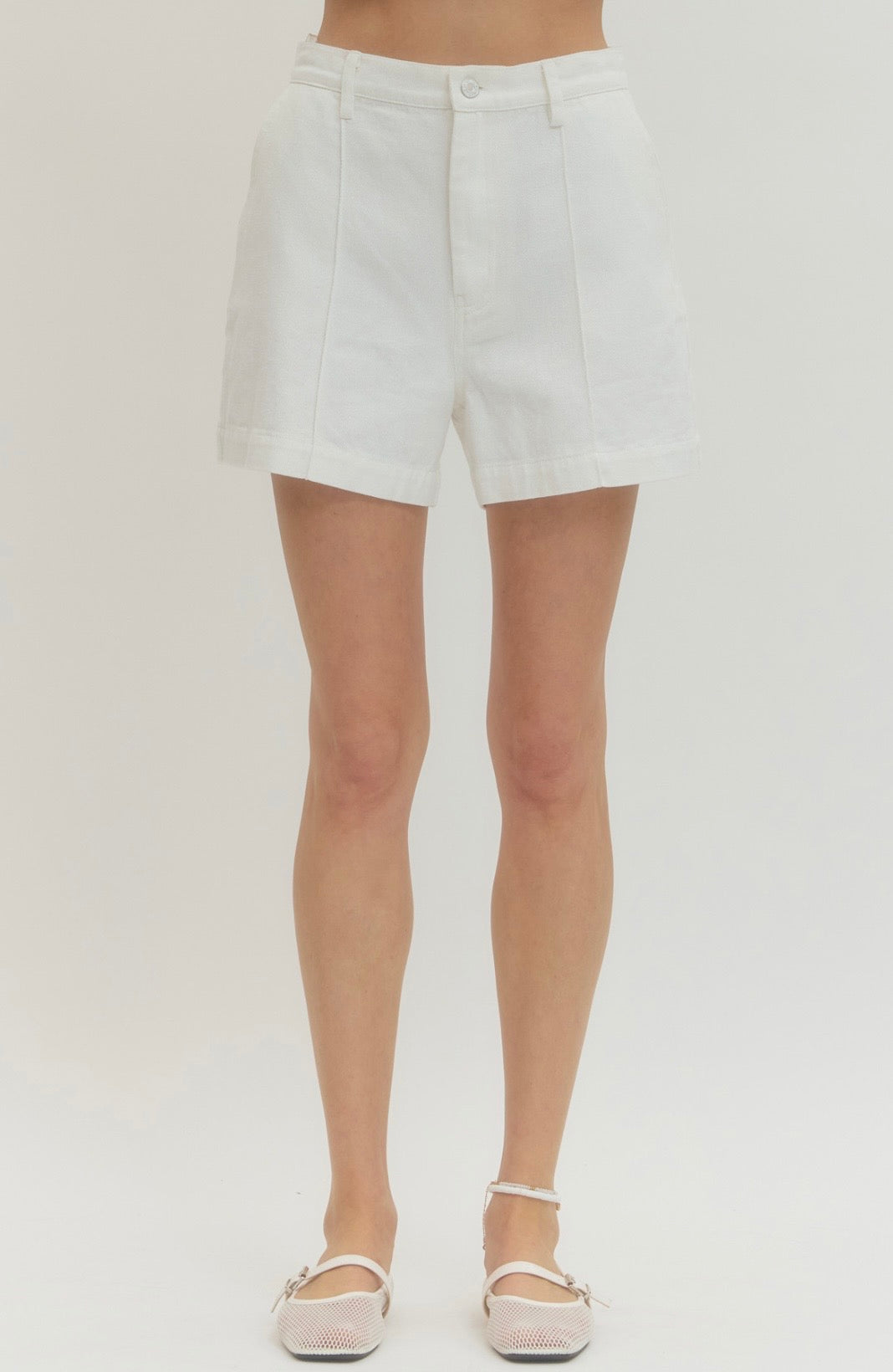 Alice Off White Shorts