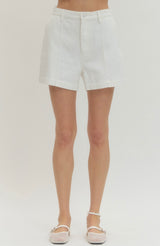 Alice Off White Shorts