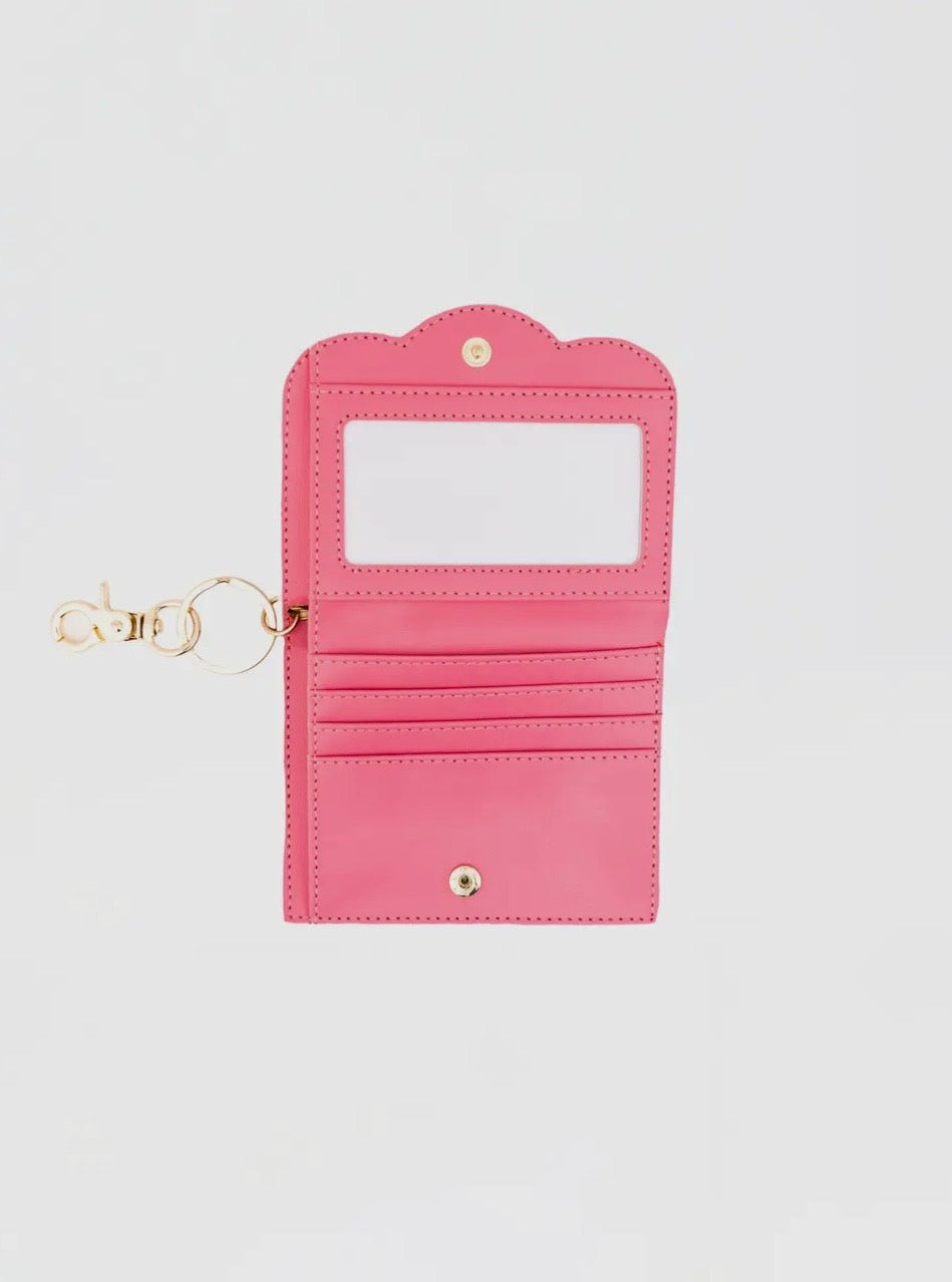Mary Square Scalloped Wallet