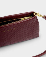 Nova Cherry Woven Small Shoulder Bag