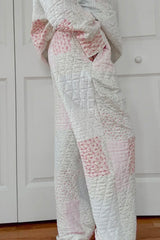 Holiday Quilted Joggers