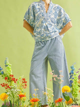 Stormy Stone Wash Stripe Pant