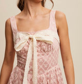 Hope Blush Eyelet Maxi Dress