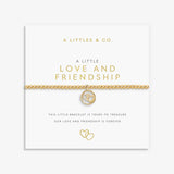 A Littles & Co 'Love And Friendship' Bracelet In Gold-Tone Plating