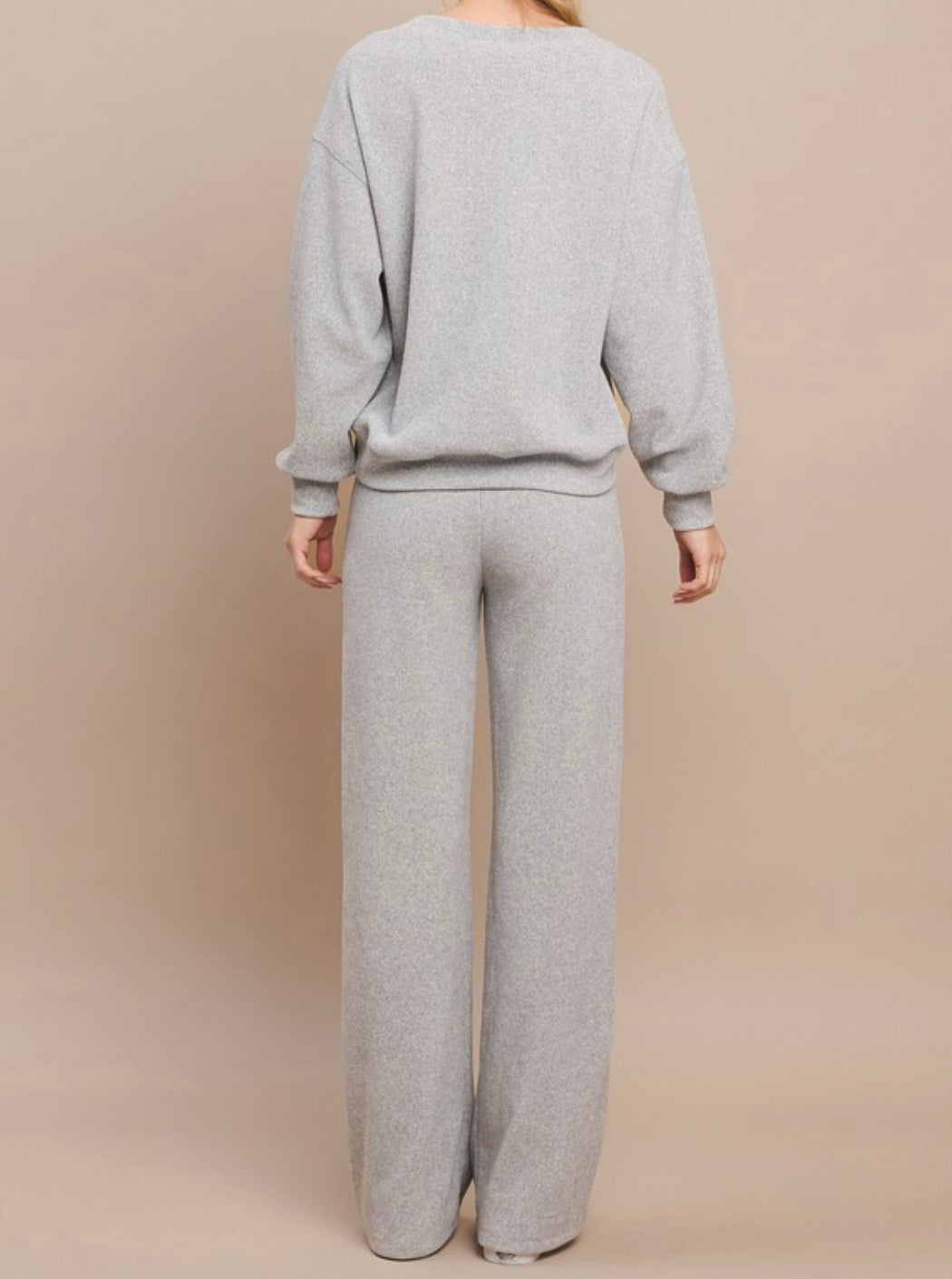 Greyson Ribbed Wide Leg Pant