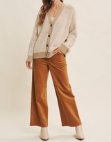 Caramella Corduroy Wide Leg Pant