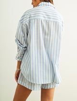 Danielle Striped Button Down Shirt