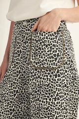 Samantha Wide Leg Leopard Pants