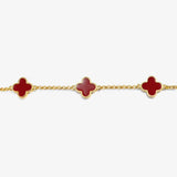 A Littles Signature Red Clover Bracelet