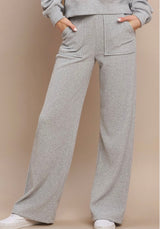 Greyson Ribbed Wide Leg Pant