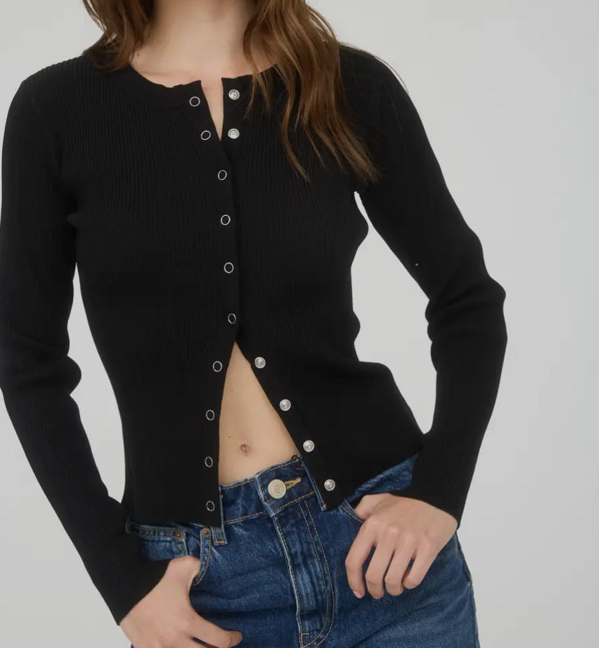 Alexis Snap Button Down Cardigan