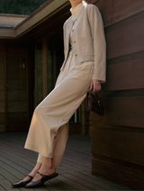 Samantha Suede Buttondown Jacket