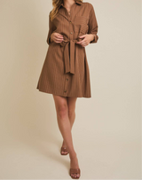 Lily Pinstripe Dress