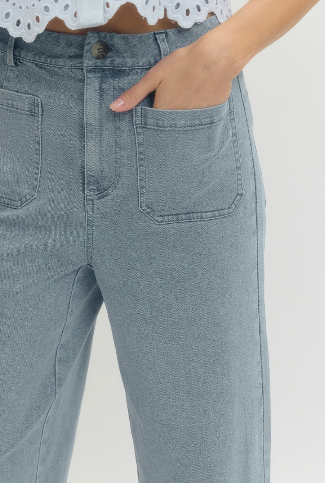 Helen Lt. Blue Denim Pant