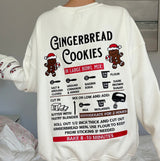 Gingerbread Recipe Sweatshirt