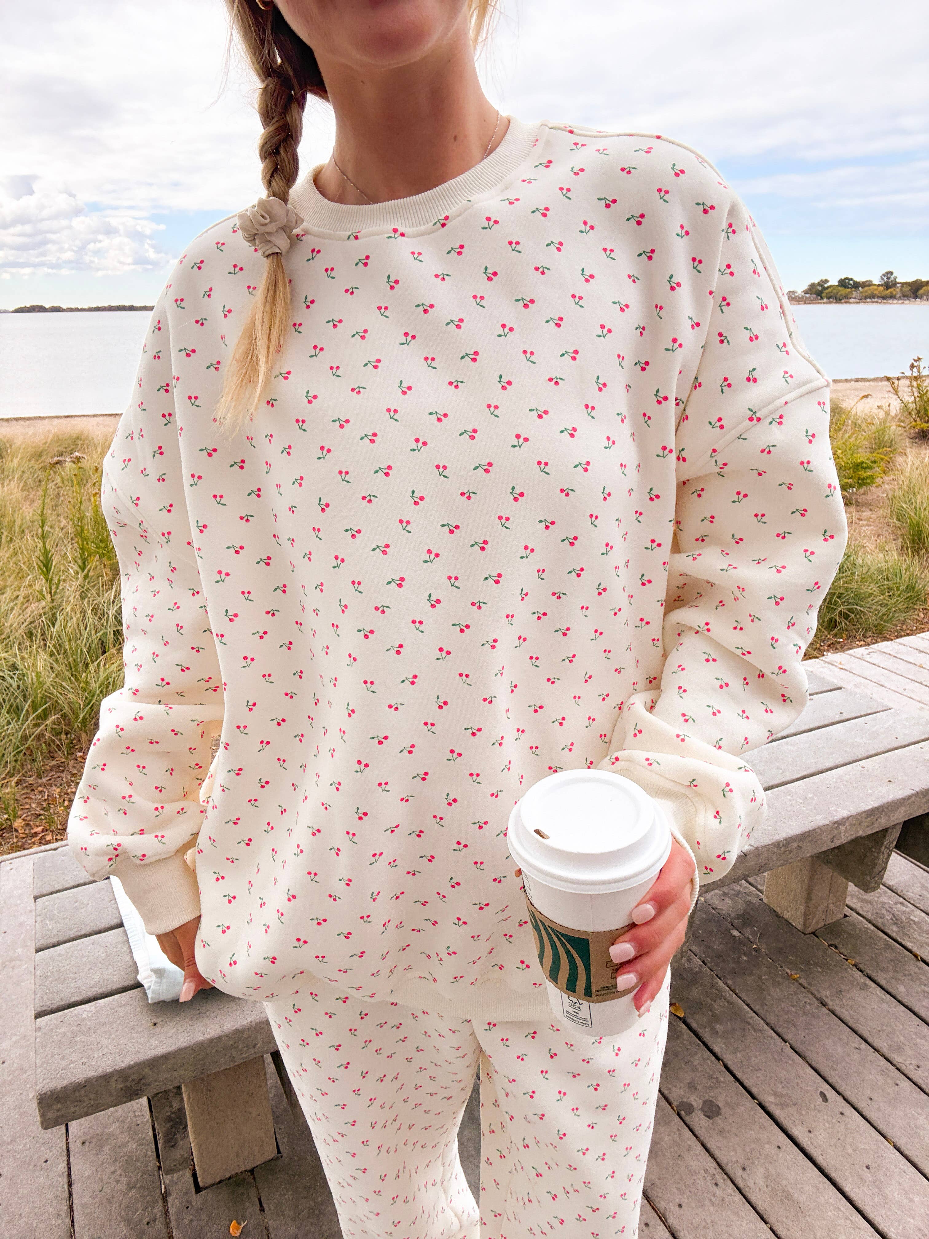 Oh Cherries All Over Sweatshirt