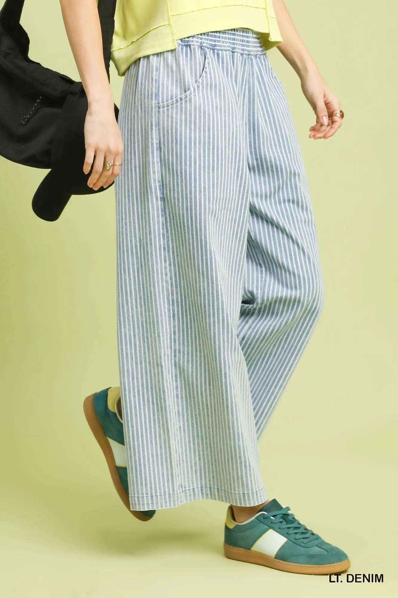 Stormy Stone Wash Stripe Pant