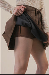 Pollyanna Faux Leather Mini Skirt