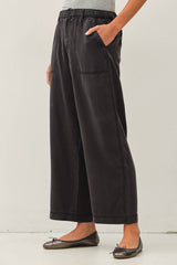Hallie Tencel Washed Wide Leg Pant