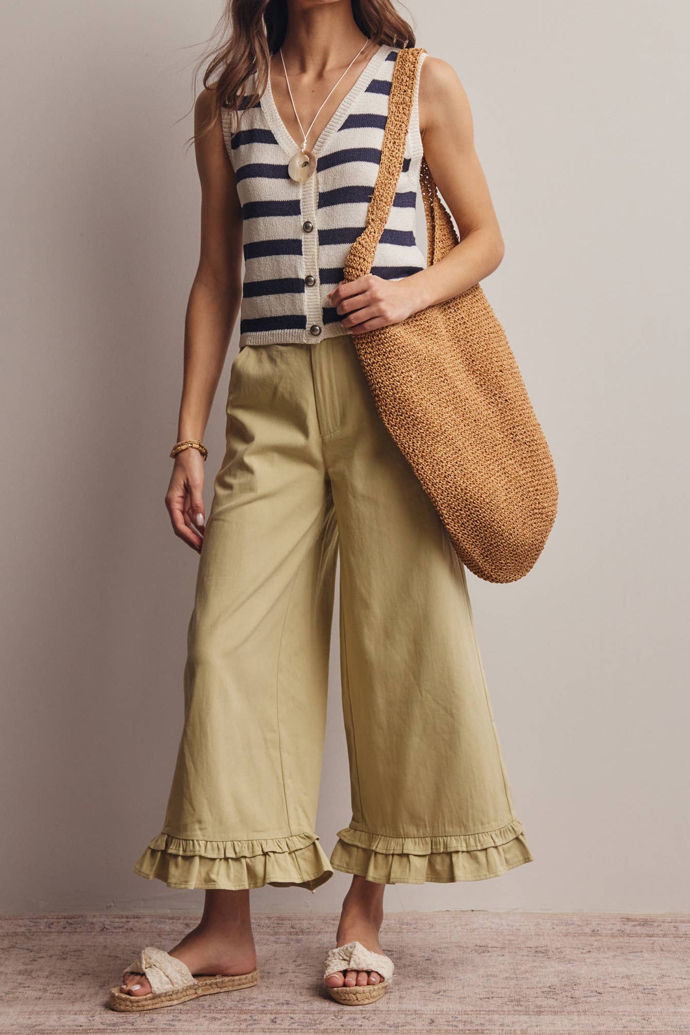 Julia Striped Vest Top