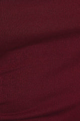 Burgundy Off Shoulder Top