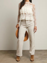 Giovanna Lace Tiered Top