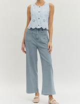 Helen Lt. Blue Denim Pant