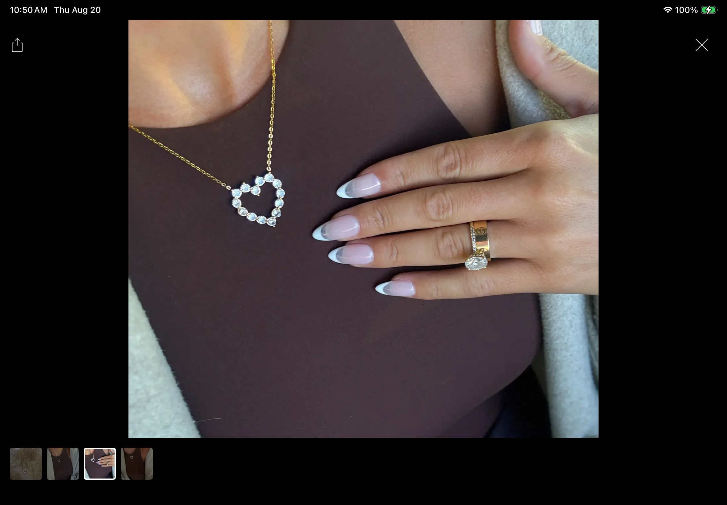 Diamond Heart Necklace