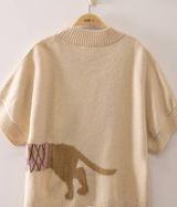 Sully Daschund Short Sleeve Sweater