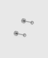 Linny&Co Silver Cooper Screwback Studs