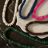 Modern Resin Beaded Statement Necklace