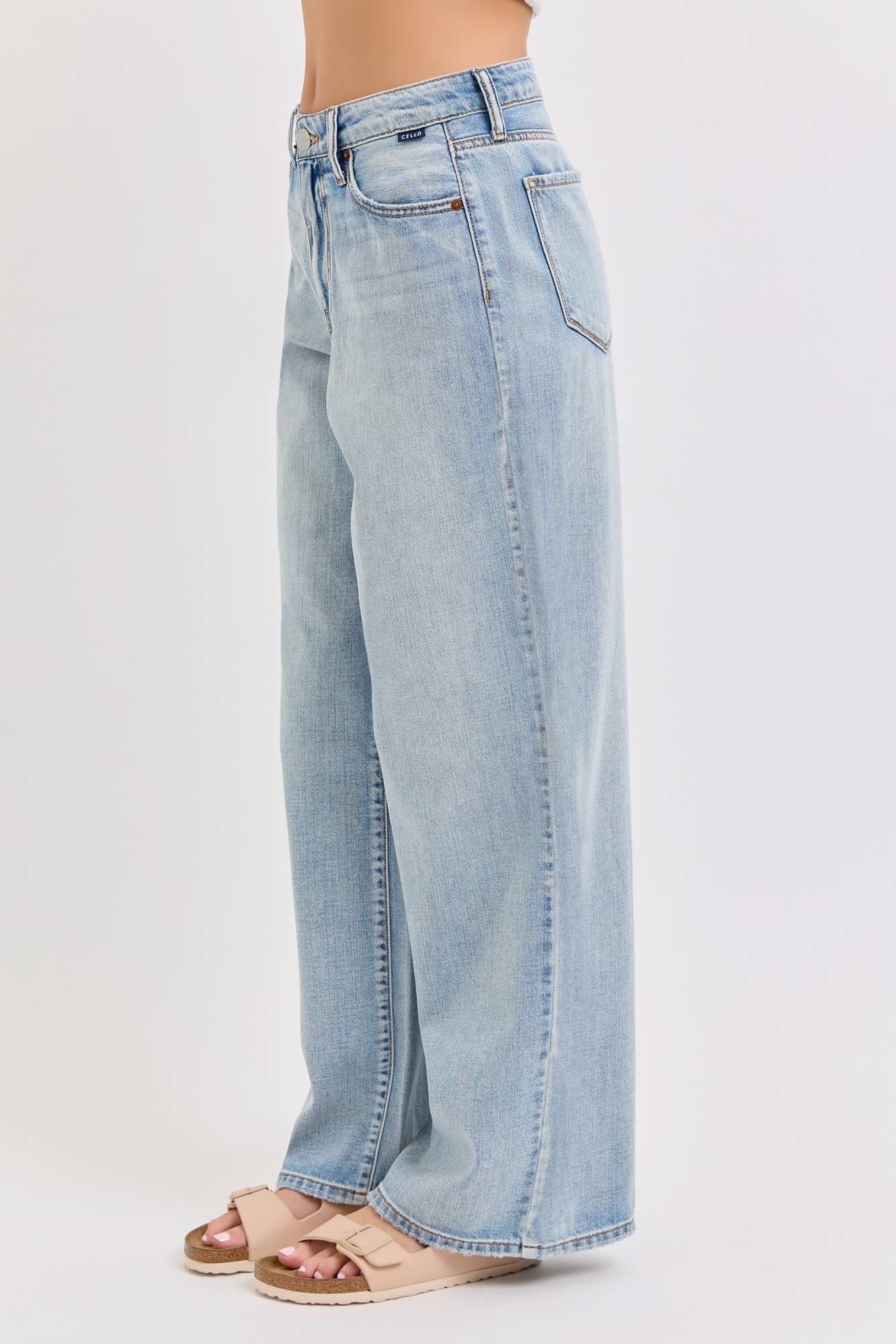 Walters Mid Rise Wide Leg