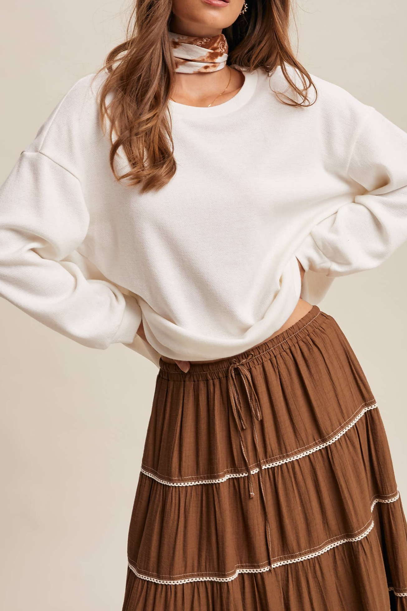 Amy Brushed Knit Top