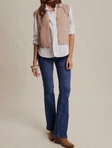 Emily Ribbed Sweater Vest