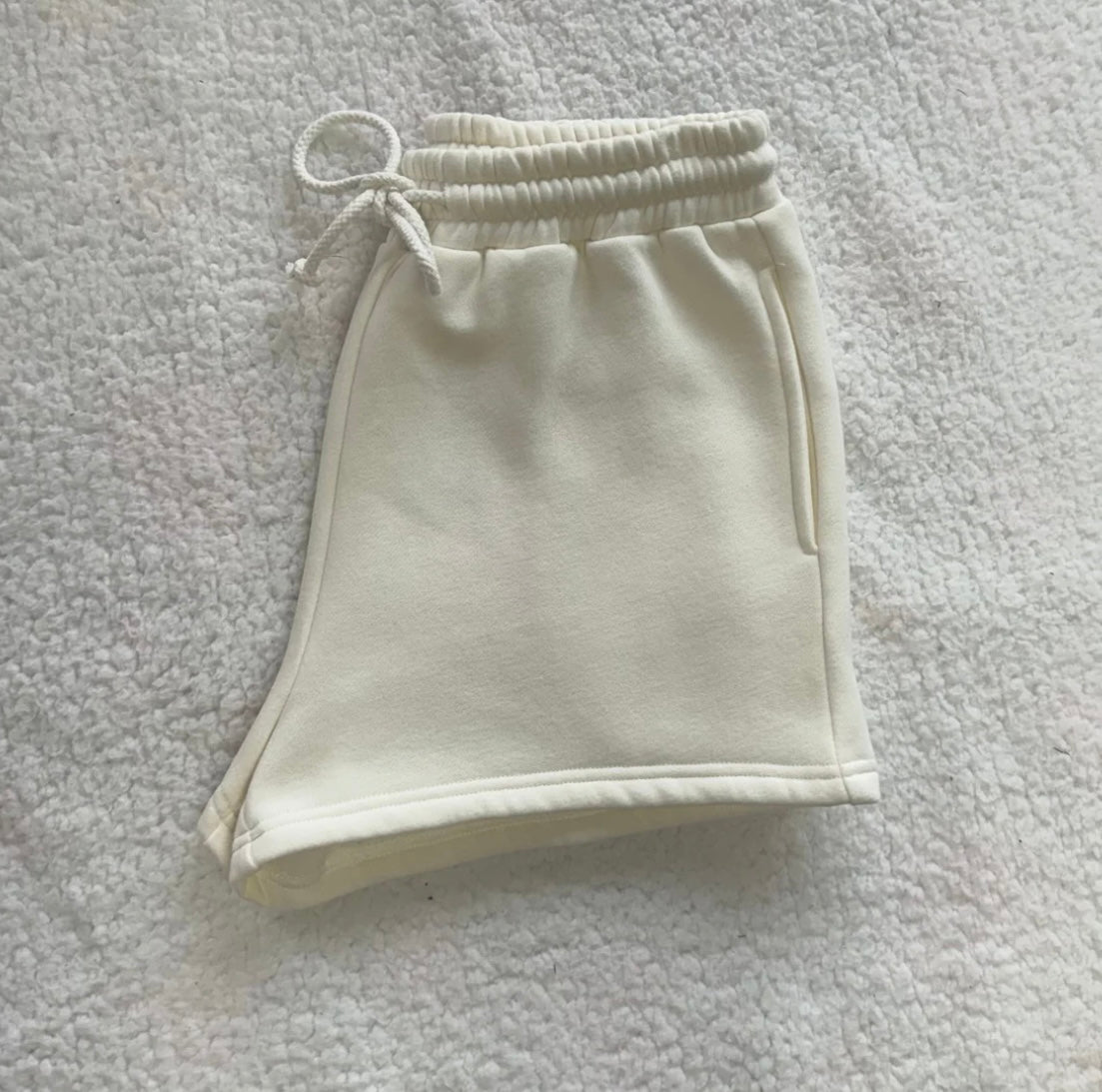 Ivory Comfy Shorts