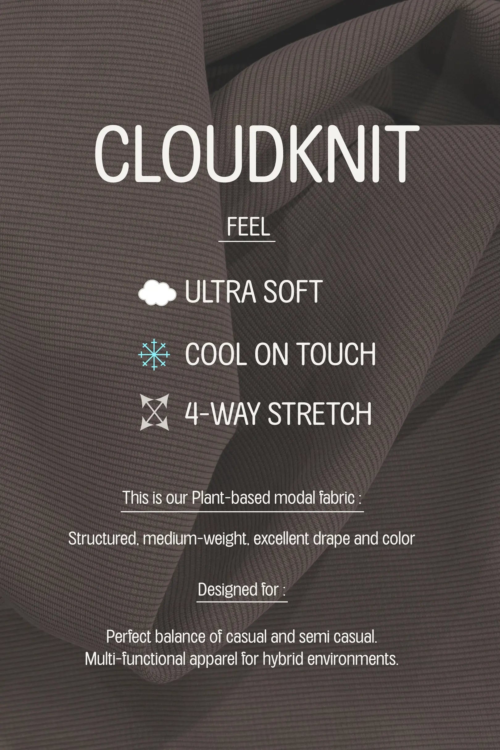 Abby Coco Brown Cloudknit Top